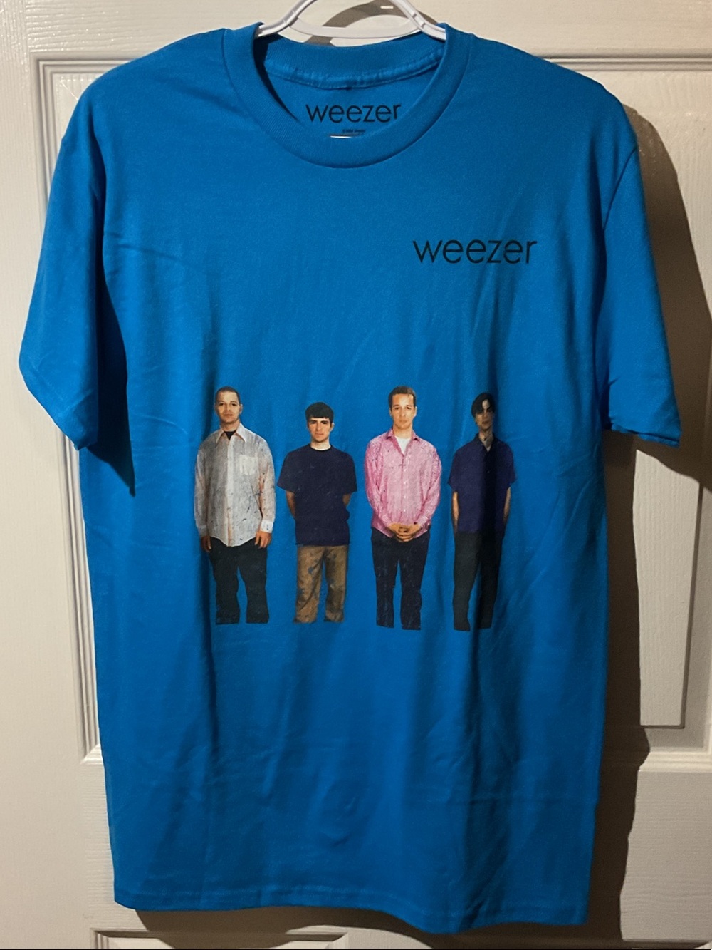 Weezer Band Tee Album Blue Tee